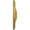 Ekena Millwork Athens Ceiling Medallion (Fits Canopies up to 3 5/8"), 26 1/4"OD x 3 1/4"P, Iridescent Gold CM27ATIGS - alternate 3